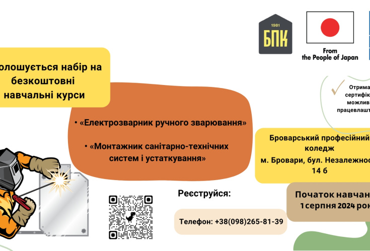 НАБІР НА БЕЗКОШТОВНІ НАВЧАЛЬНІ КУРСИ