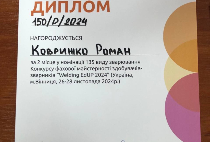 Вітаємо переможця