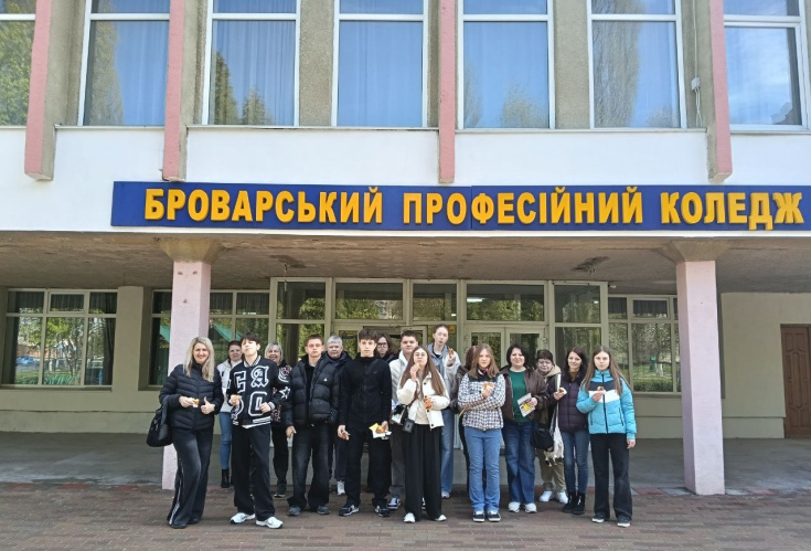 Профорієнтаційний захід для учнів ВПО з м. Бахмут